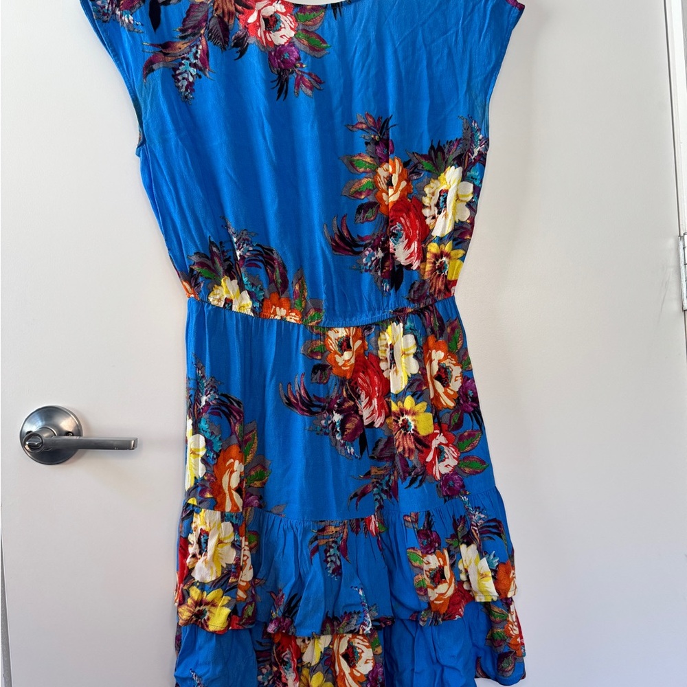 Floral Blue Dress